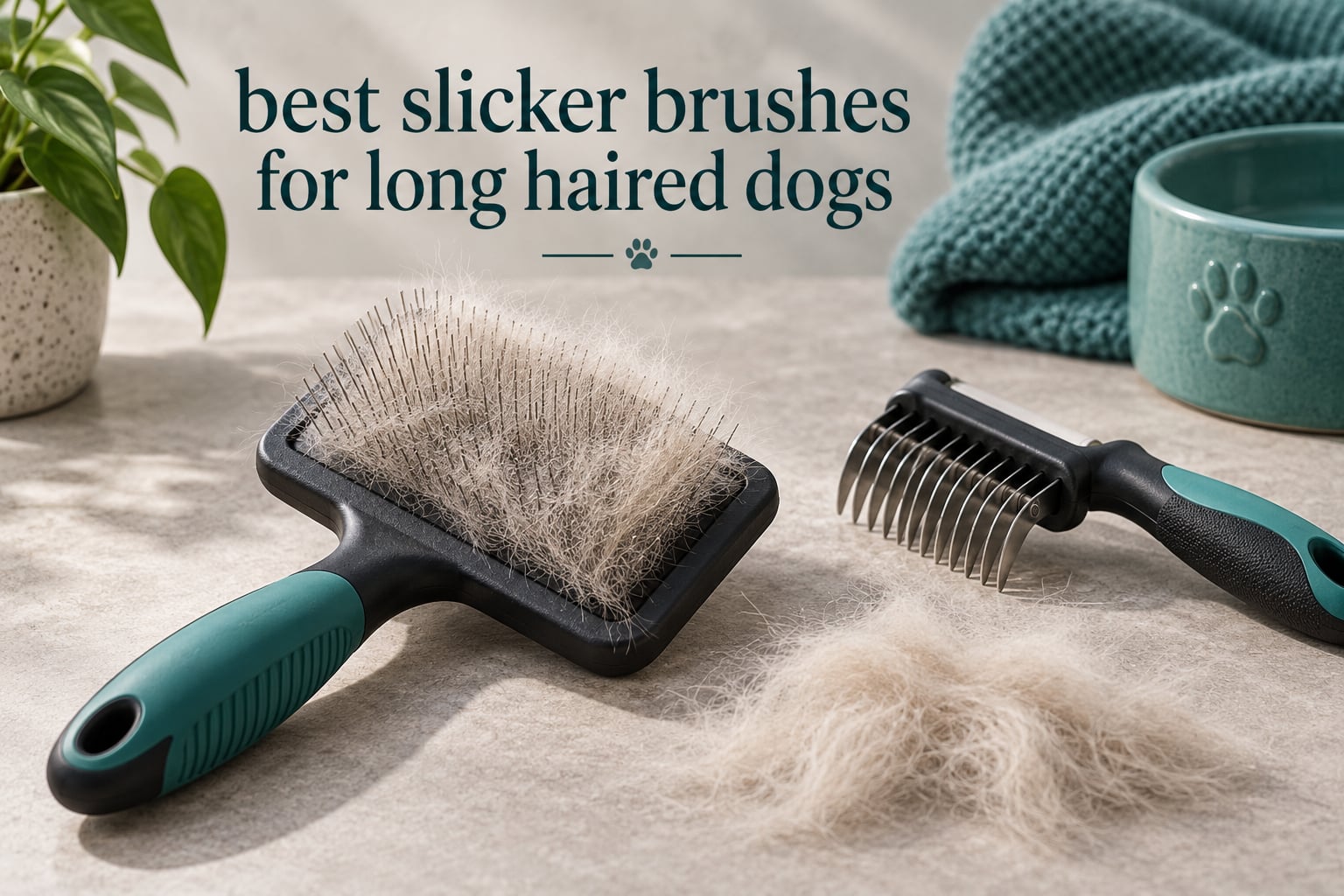 best slicker brushes for long haired dogs