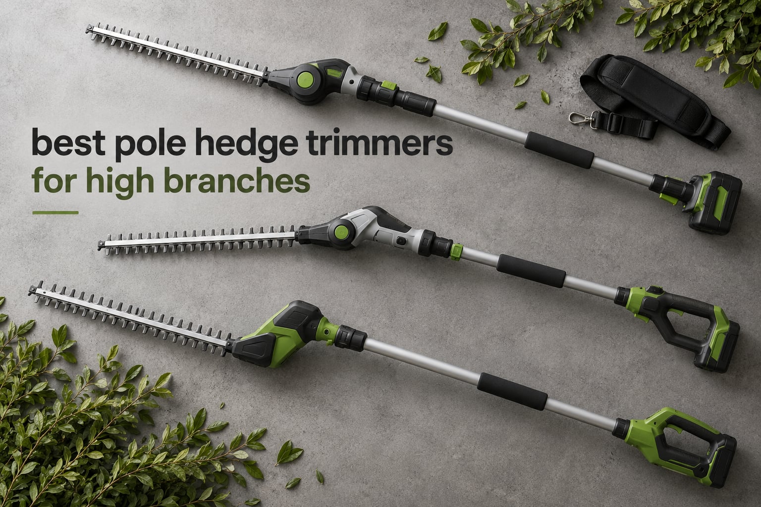 best pole hedge trimmers for high branches