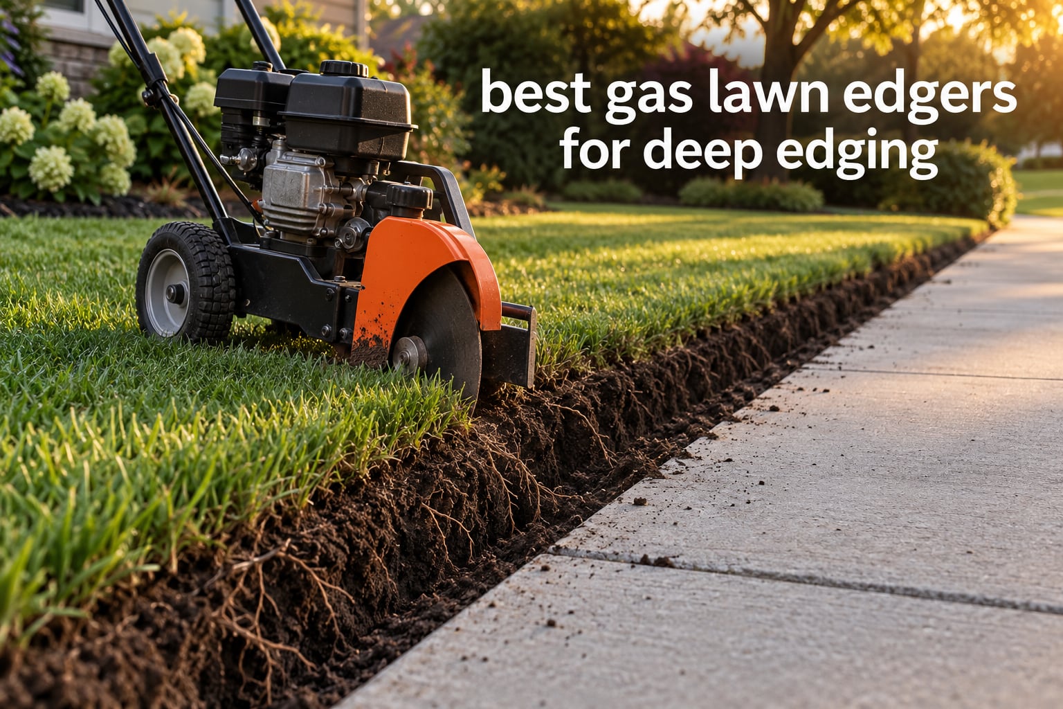 best gas lawn edgers for deep edging