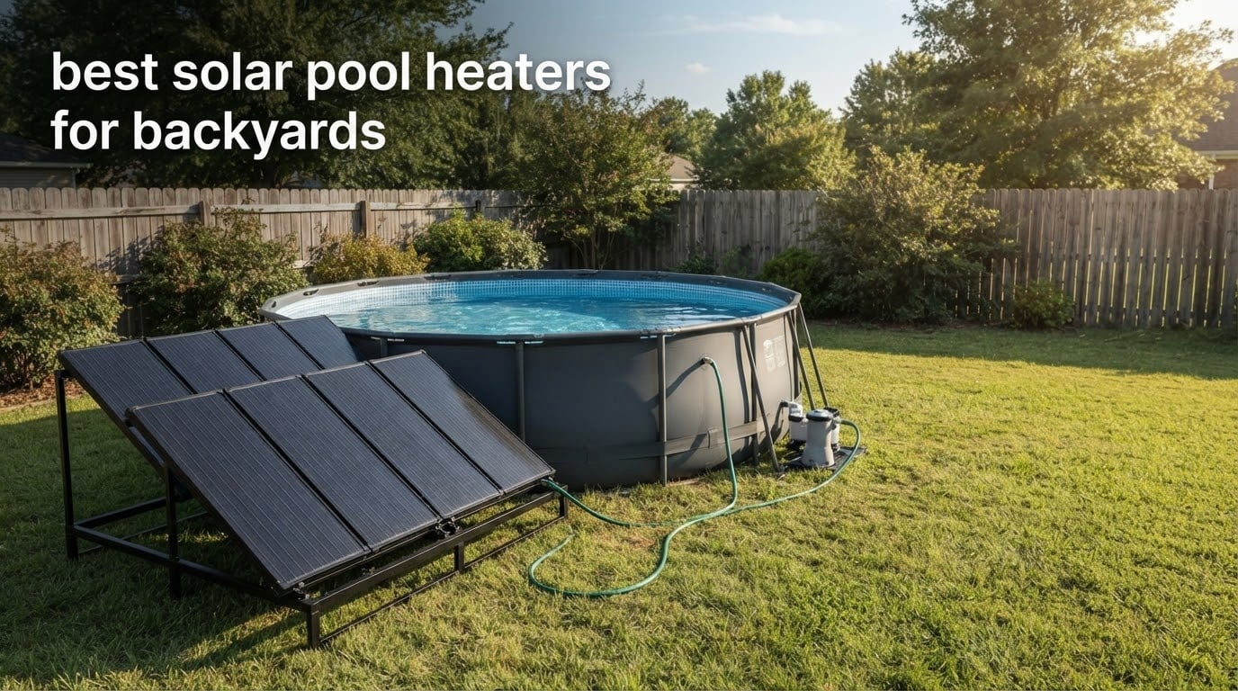 best solar pool heaters for backyards