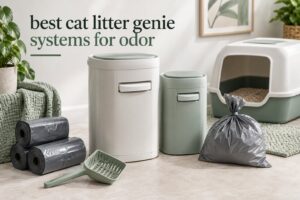 best cat litter genie systems for odor