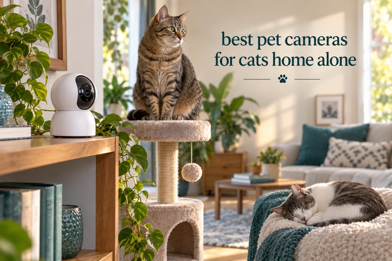 best pet cameras for cats home alone