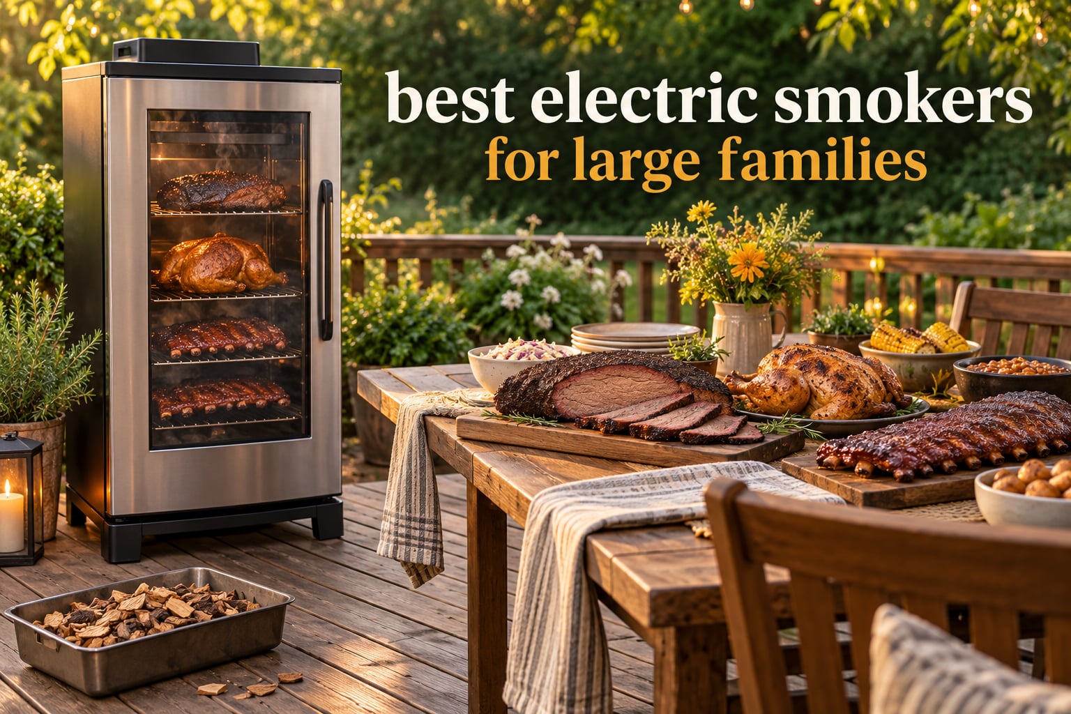 best electric smokers for large families