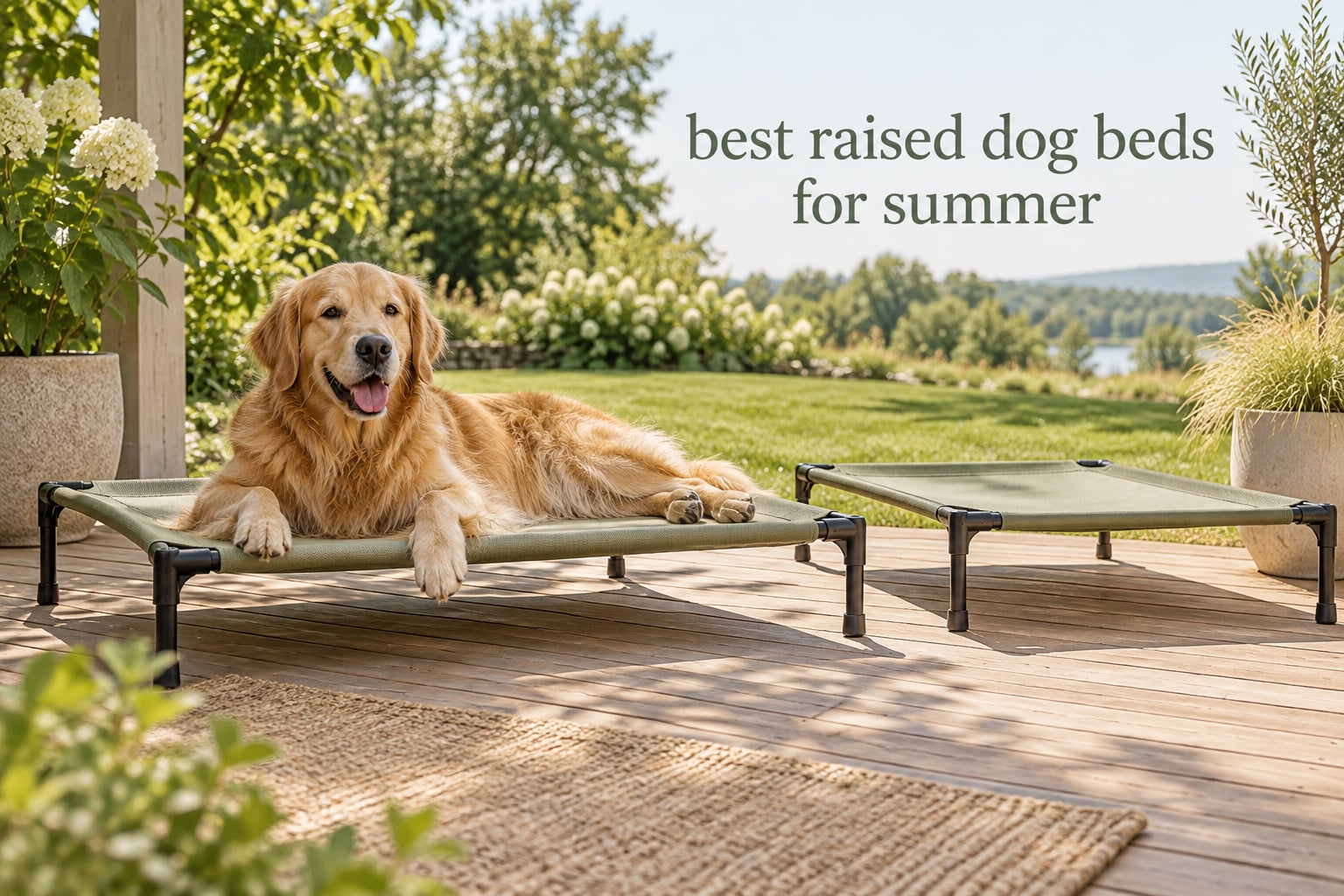 best raised dog beds for summer