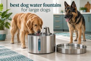 best dog water fountains for large dogs