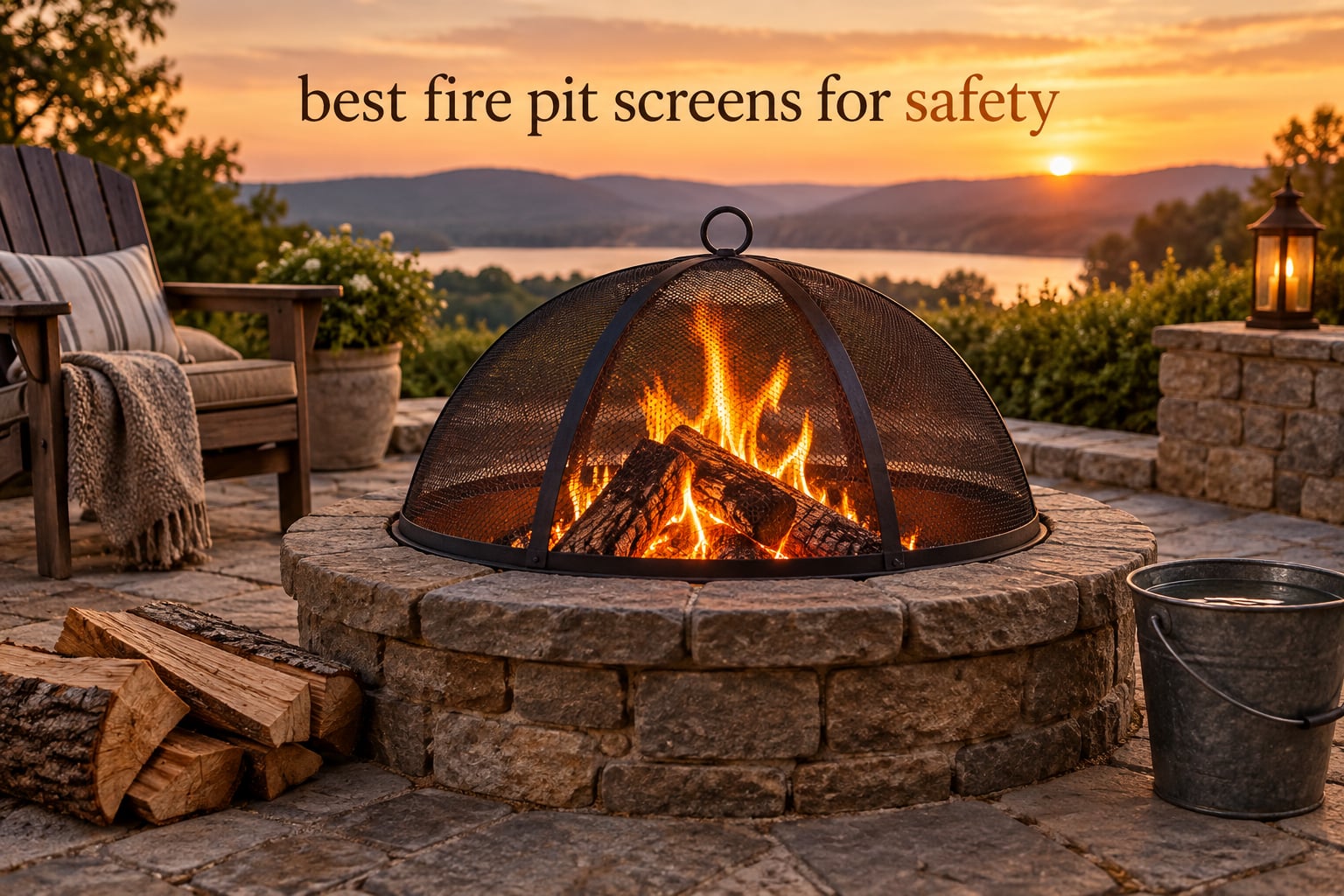best fire pit screens for safety