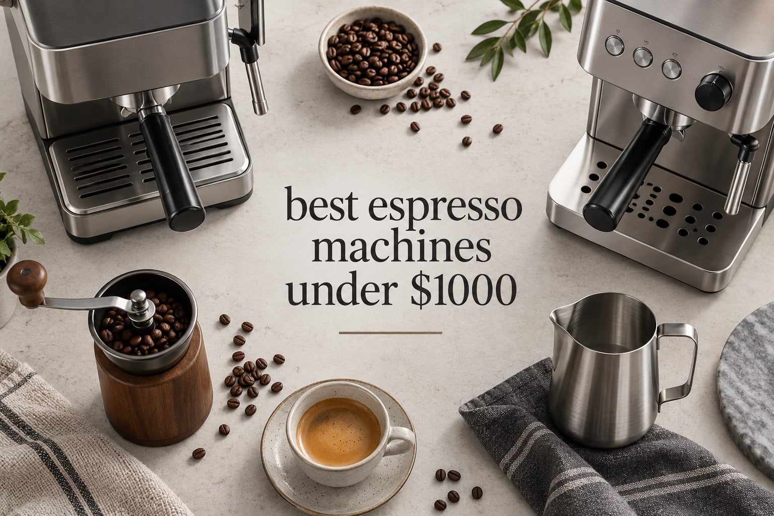 best espresso machines under $1000