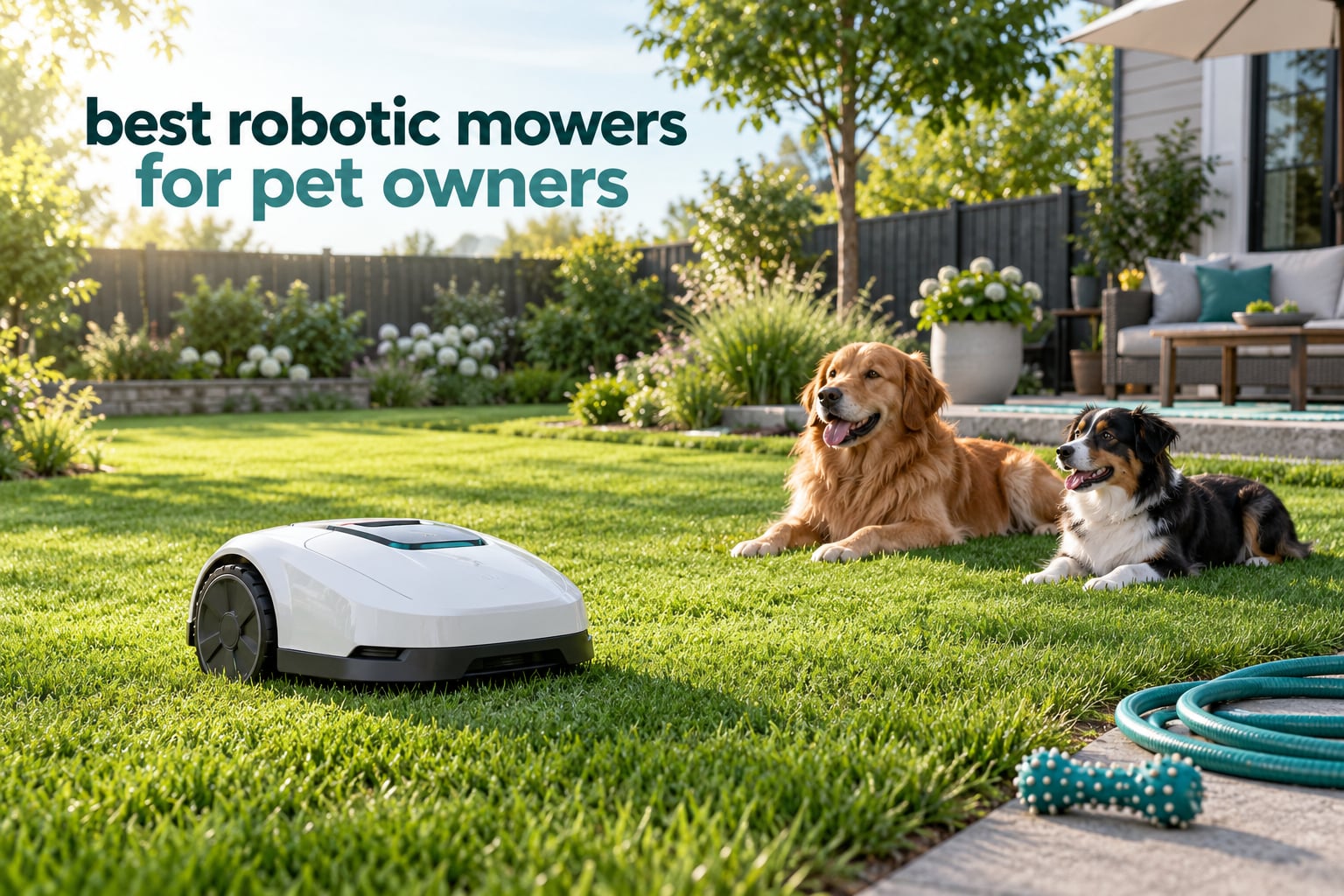 best robotic mowers for pet owners